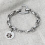 Medical Alert Bracelet With Heart Connector Adore, thumbnail 2 of 8
