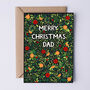 Christmas Card For Dad, Merry Christmas Dad, thumbnail 2 of 3