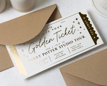 Golden Ticket Birthday Scratch Card, 5 of 9