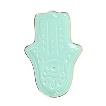 Blue Hamsa Hand Incense Stick Holder, 4 of 4