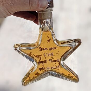 Personalised Teacher Sparkly Gin Star, 4 of 4