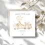 Neutral New Baby Card, Giraffe Bear New Baby Card, thumbnail 1 of 2