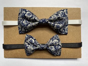 Matching Bow Ties, Dad And Son Dickie Bow Tie Set, 4 of 4