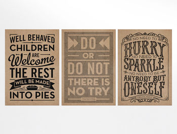 Typography Quote Postcards, 4 of 5