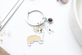 Corgi Personalised Keyring Dog Owner Gift, 6 of 10