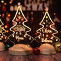 Night Lamp, Xmas Tree, Personalised Xmas Decoration, thumbnail 2 of 4