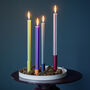 Ribbed Dinner Candle Set2 Dual Colour 26cm Two Packs, thumbnail 1 of 4