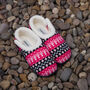 Trudie Pink Black Nordic Women's Slippers Indoor/Garden Shoes, thumbnail 7 of 11