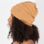 Satin Lined Slouch Beanie, thumbnail 1 of 6