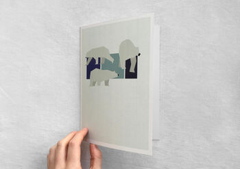 Polar Bears Greetings Card, 3 of 5