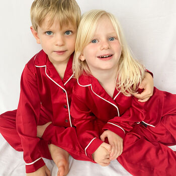 Personalised Childrens Christmas Pyjamas, 6 of 7