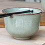 Ceramic Noodle Bowl Set With Chopsticks, thumbnail 3 of 3