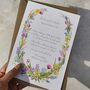 Spring Flowers Oval Invitation Suite, thumbnail 11 of 12