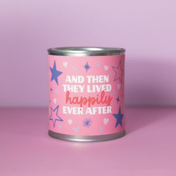 Happily Ever After Wedding Candle Gift, 4 of 5