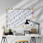 A1 Academic Wall Calendar 2025 2026, thumbnail 6 of 12