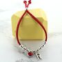 Kids Personalised Birthstone Slider Bracelet, thumbnail 11 of 12