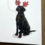 Labrador Christmas Card, thumbnail 2 of 9