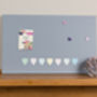 Pastel Hearts Magnetic Noticeboard, thumbnail 1 of 1