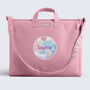 Personalised Painterly Design Kids Book Bag, thumbnail 1 of 9