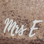 Rose Gold Personalised Sequin Clutch, thumbnail 5 of 6
