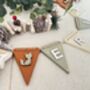 Woodland Bunting Personalised Wooden Garland, thumbnail 6 of 9