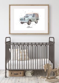 Personalised Landrover Print, 5 of 5