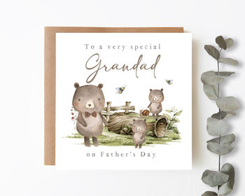 Personalised Father's Day Card Bears, 6 of 7
