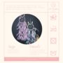 Bunny Rabbit Pastel Dream Catcher Decor For Baby's Room, thumbnail 6 of 6