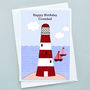 'Lighthouse' Personalised Birthday Card, thumbnail 2 of 3