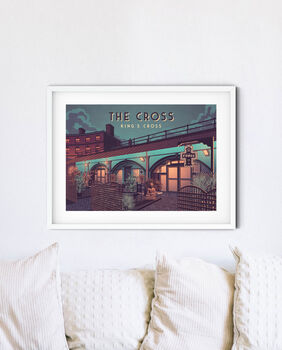 The Cross Nightclub London Travel Poster Art Print, 3 of 8