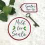 Santa's Magic Key And Milk Coaster, thumbnail 2 of 3