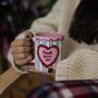 Pour Some Joy Mug – Cute Heart Coffee Cup, thumbnail 1 of 5