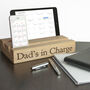 Personalised Double Oak Tablet Holder, thumbnail 1 of 6