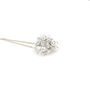 Sterling Silver Flower Cluster Necklace, thumbnail 4 of 5