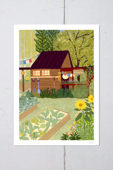 Garden Scene Print, 3 of 3