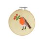 Robin With Berries Christmas Cross Stitch Kit, thumbnail 3 of 6