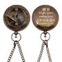 Personalised 18th Birthday Two Inch Sundial Compass Gift, thumbnail 1 of 11