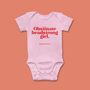 Jane Austen 'Obstinate Headstrong Girl' Baby Grow, thumbnail 1 of 3