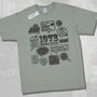 'Events Of 1972' 50th Birthday Gift T Shirt, thumbnail 6 of 11