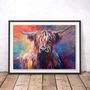 Highland Cow By Sue Gardner Fine Art Print, thumbnail 1 of 3