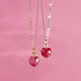 Healing Heart Ruby Gemstone Necklace, thumbnail 2 of 11