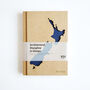 Handcrafted New Zealand Map Travel Notebook, thumbnail 1 of 5
