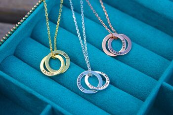 Mother's Day Personalised Silver Ring Necklaces, 4 of 6