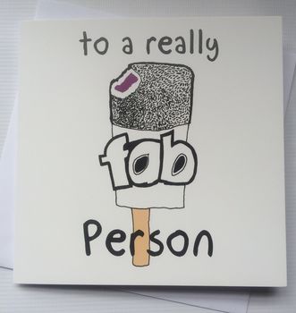 'Fab Person' Card, 4 of 5