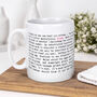 Alien Movie Plot Mug, Film Lover Gift, thumbnail 1 of 5
