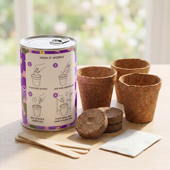 Personalised February Grow Your Own Flower Gift, 4 of 4