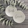 Round Laser Engraved Mirror Place Setting, thumbnail 4 of 6