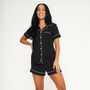 Personalised Super Soft Black Jersey Short Pyjamas, thumbnail 1 of 8