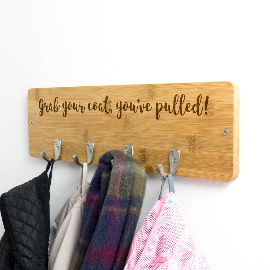 Bamboo Coat Hook Grab Your Coat You've Pulled By Mirrorin
