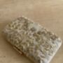 White Handcrafted Rectangular Pearl Clutch Bag, thumbnail 7 of 10